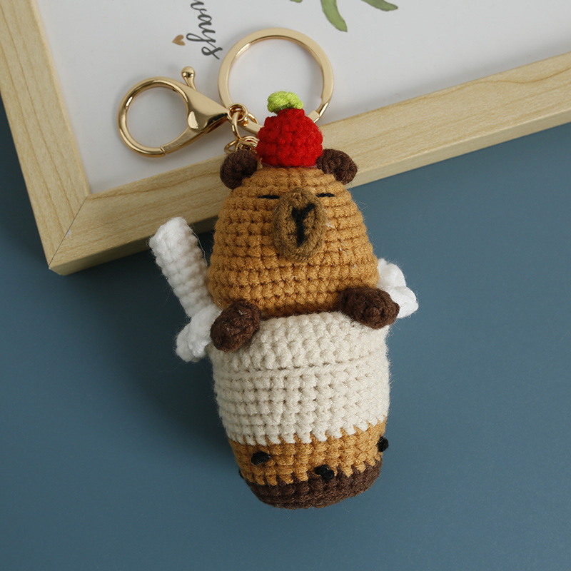 Coffee Tea Knits - Portachiavi Creativi Serie Tè al Latte: