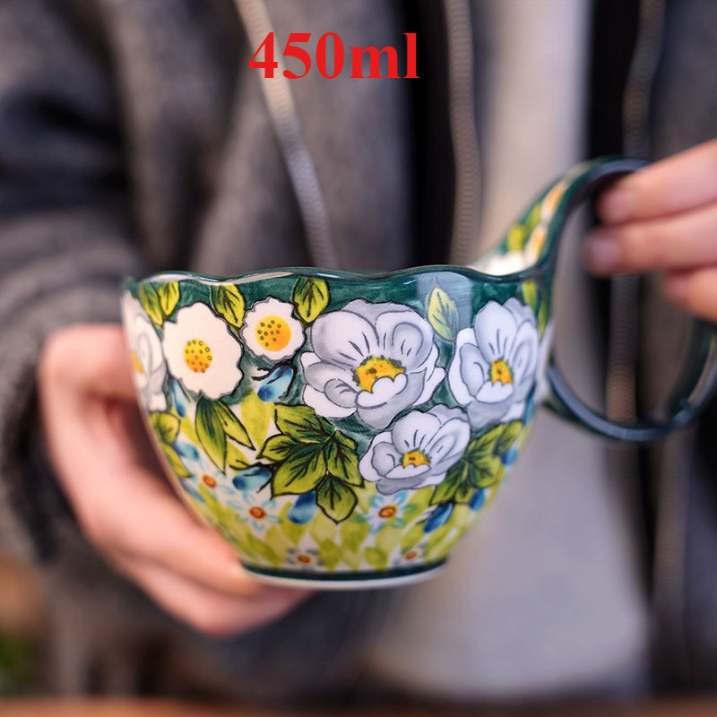 Coffee Jasmine Tea - Tazza in ceramica gelsomino sottosmalto con
