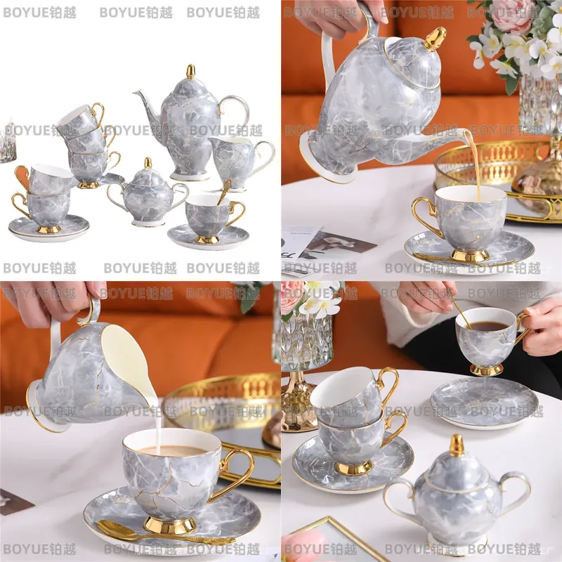 Coffee Tea Gift - Set di Tazze e Piattini in