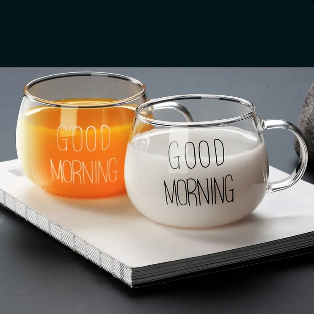 Coffee Tea Name - 1pc Creativo Vetro Caffè Tazza Da