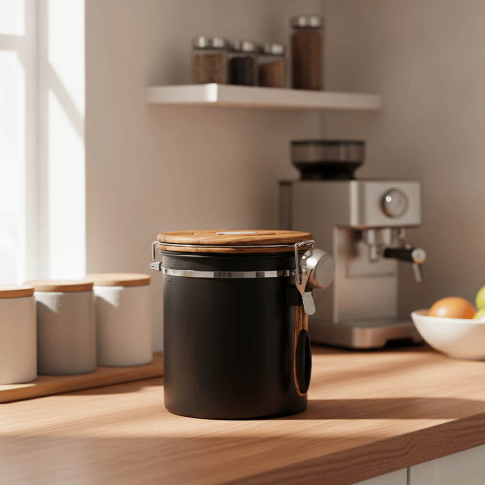 Coffee Tea And Leaf - Contenitore per Caffè in Acciaio Inox