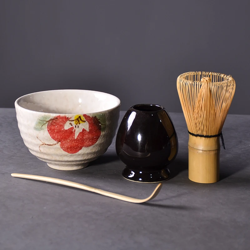 Matcha Whisk Set - Tangpin 4 pezzi/set Set regalo tradizionale