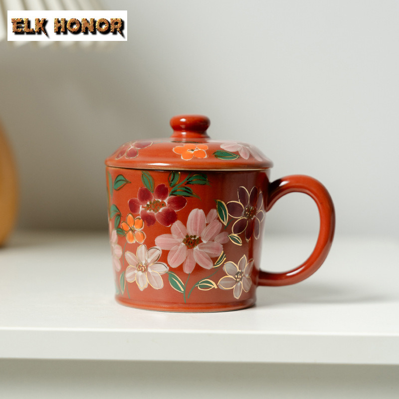 Coffee Jasmine Tea - 300ml Fiore di gelsomino dipinto a