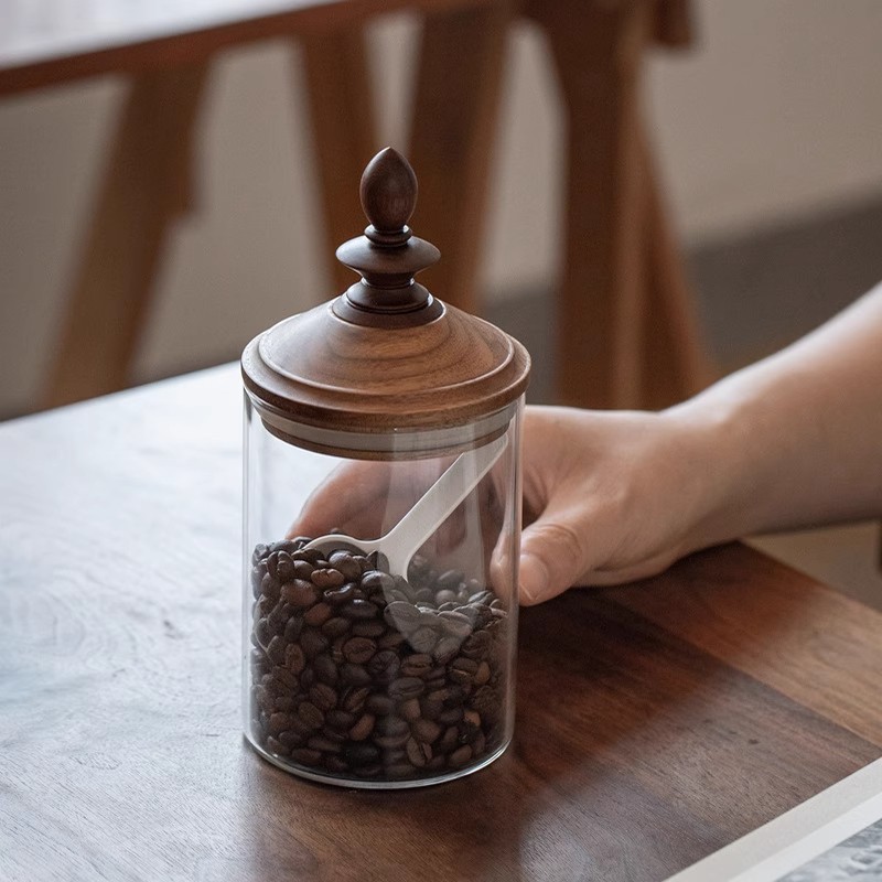 Coffee Tea Leaf And Bean - Barattolo di stoccaggio per chicchi di