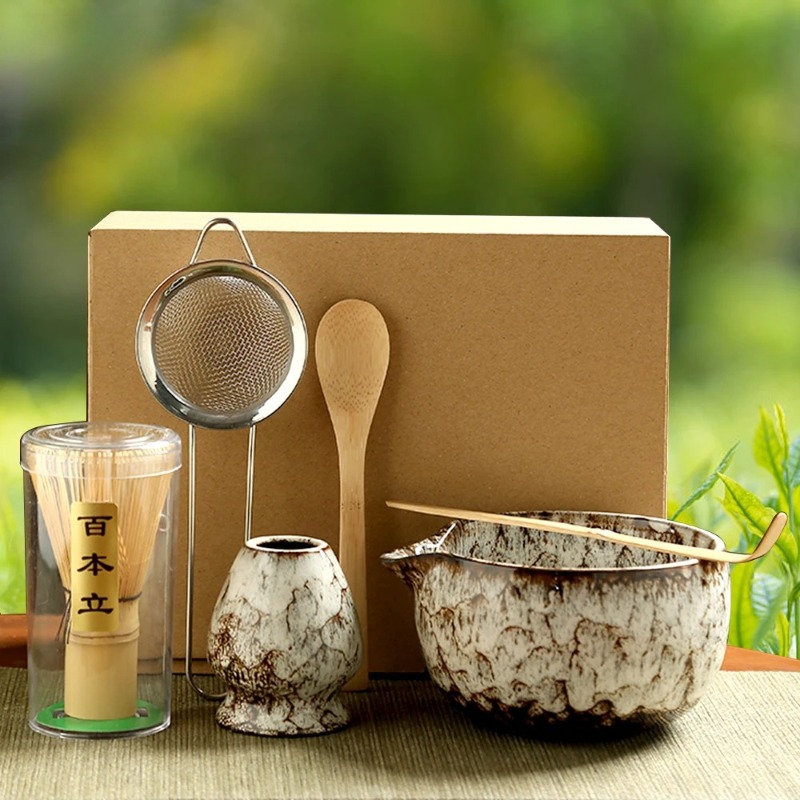 Matcha Whisk Set - Set da 6 Pezzi per Tè