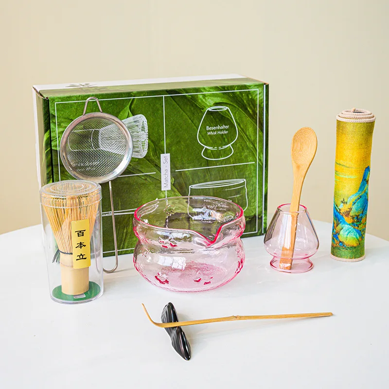 Matcha Whisk Set - Set di 4-8 pezzi con frusta