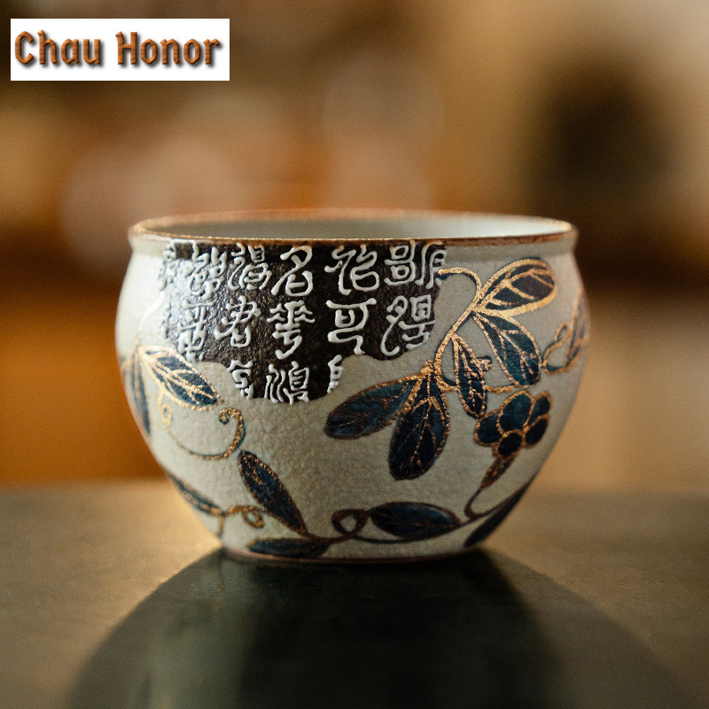 Coffee Tea Drawing - Tazza da tè rossa in selce