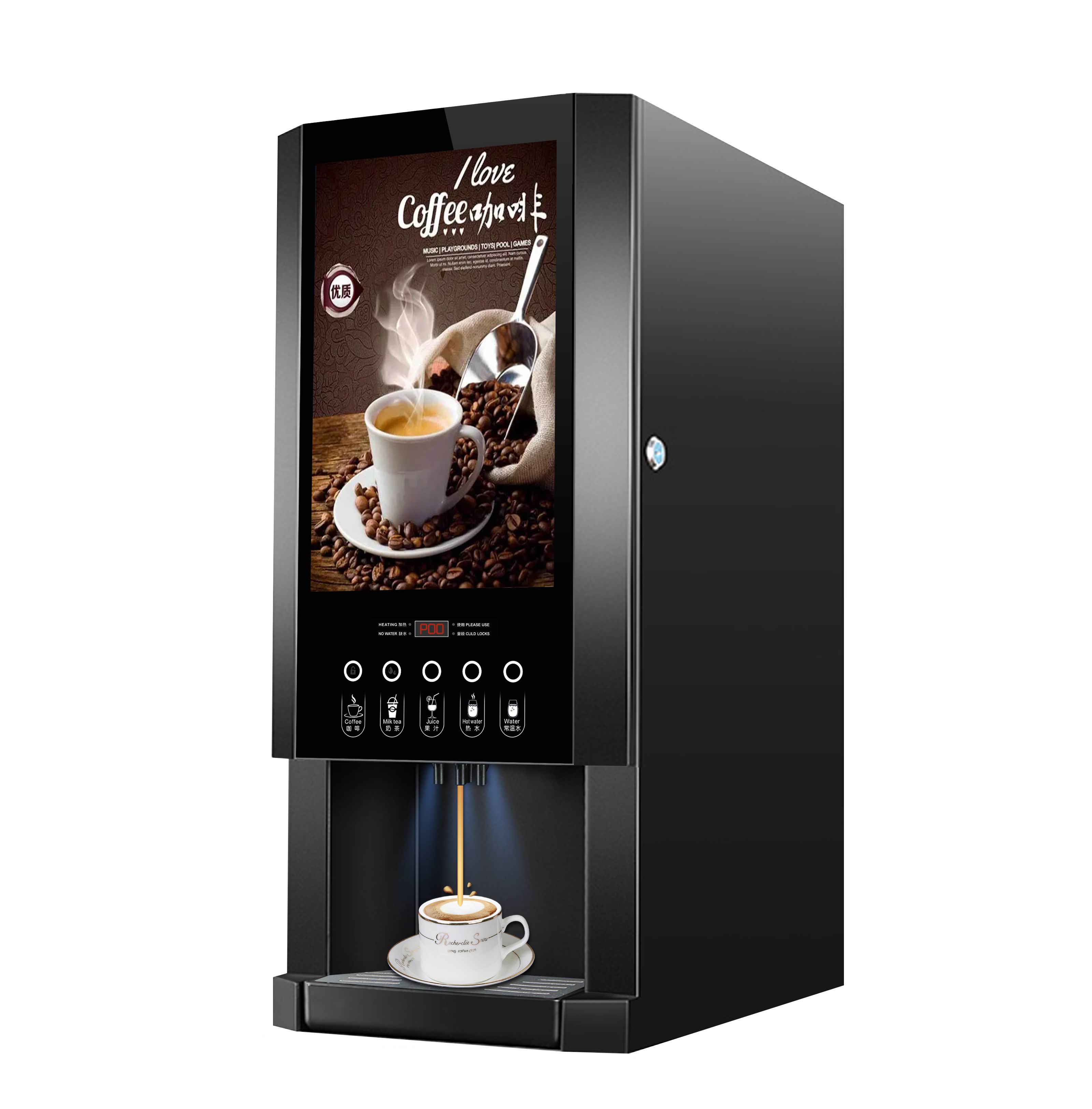 Coffee Tea Vending Machine For Office - Macchina Automatica per Caffè Istantaneo E-30SW,