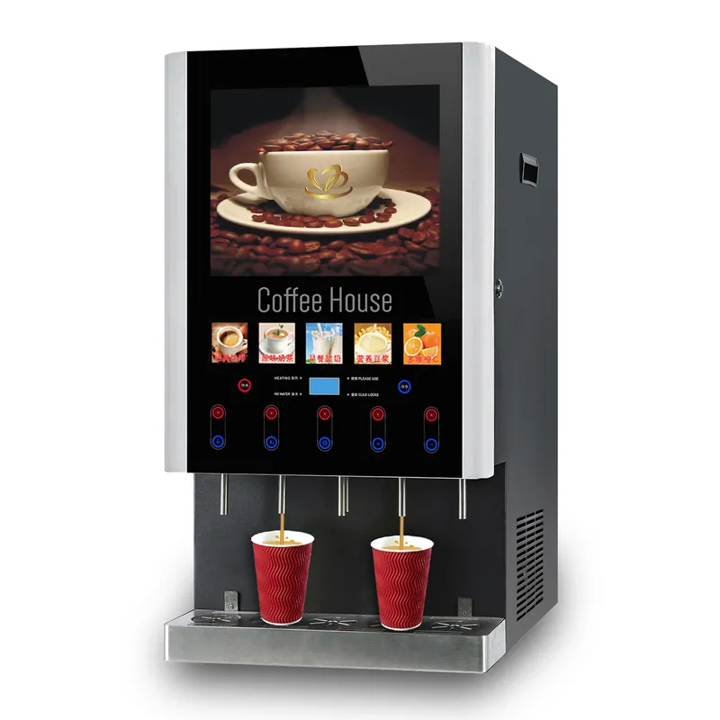 Coffee Tea Vending Machine For Office - Distributore Automatico di Caffè Freddo 50SCW-12L,