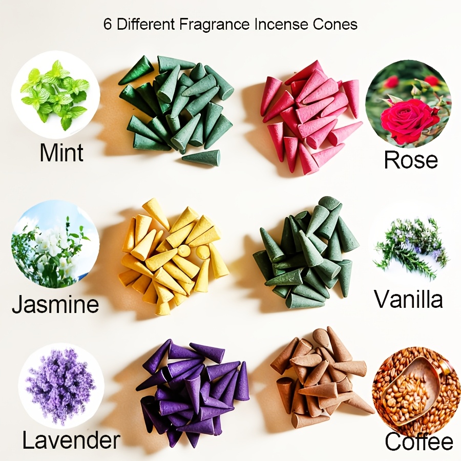 Coffee Jasmine Tea - 200G/Appross. 222 coni di incenso Jingyu