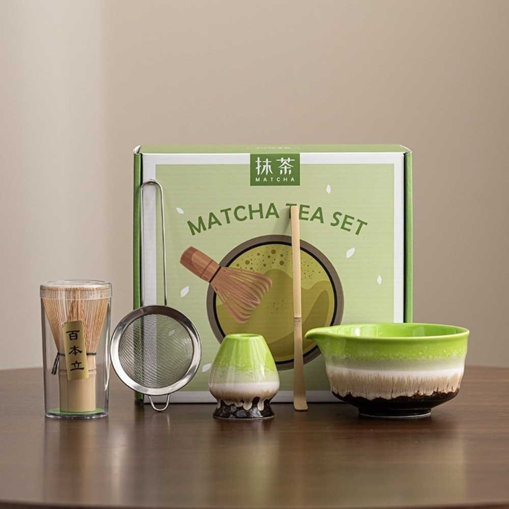 Matcha Whisk Set - Bastoncini da tè Set da tè