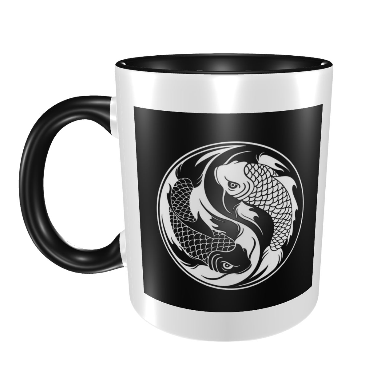 Coffee Tea Yin Yang - Tazza di pesce Yin Yang Koi