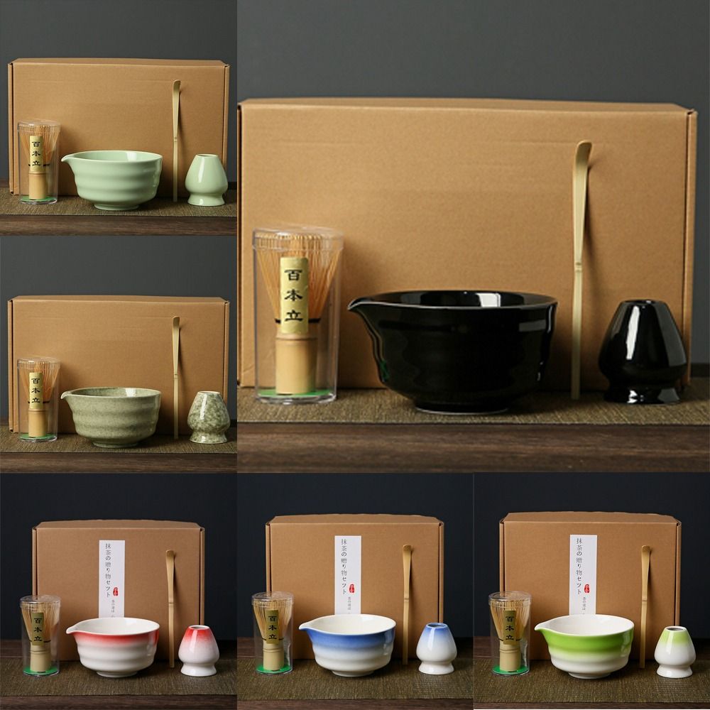 Matcha Whisk Set - 4 pezzi nuovo set da tè