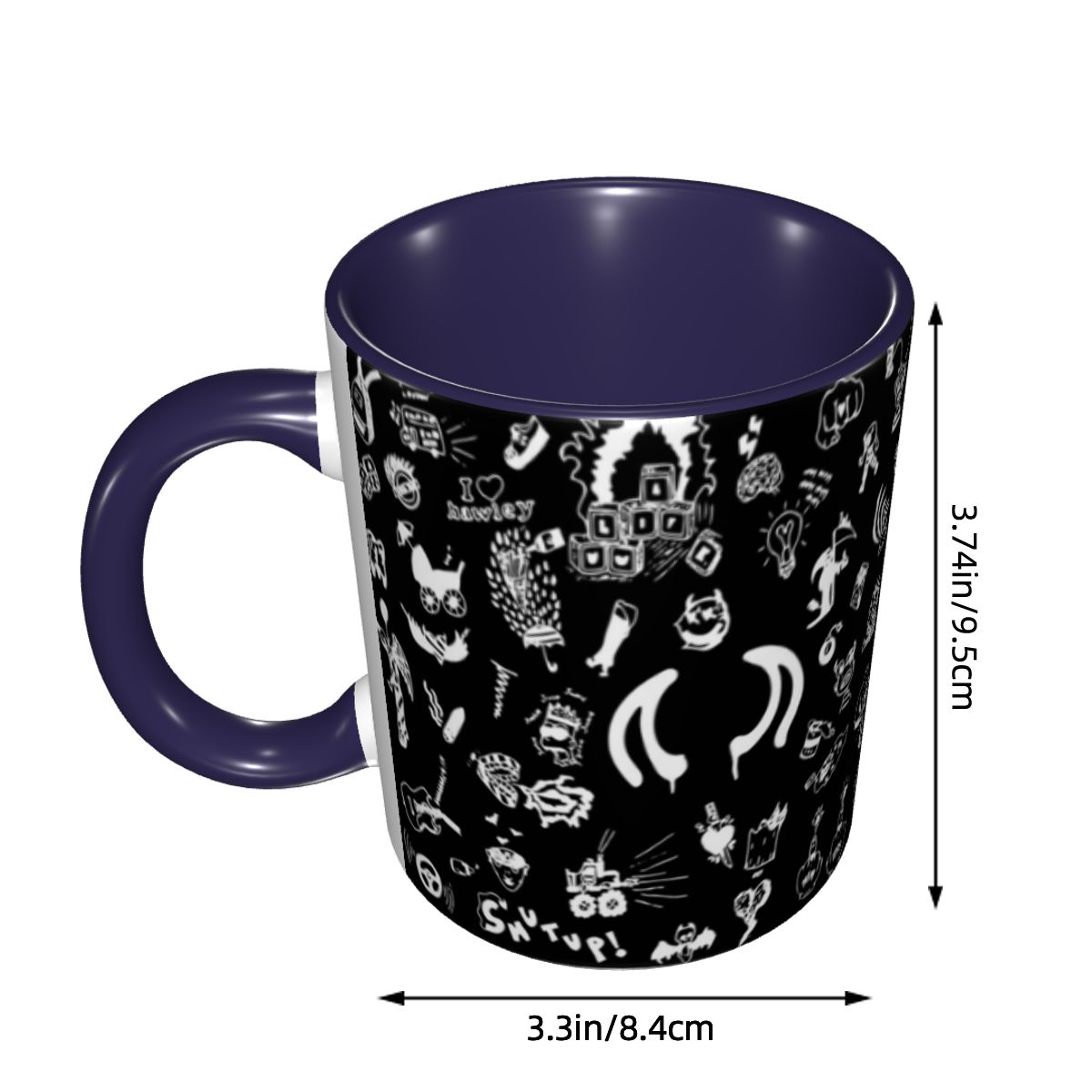 Tazza in Ceramica con Disegni  - Coffee Tea Drawing recensione e prezzo