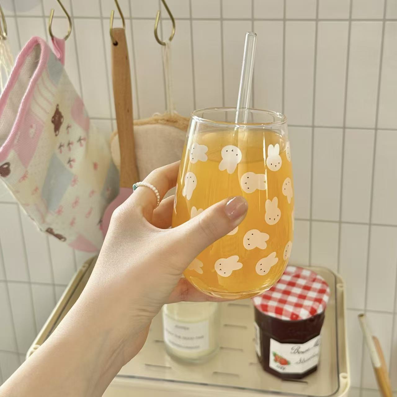 Carino Bicchiere in Vetro con  - Coffee Tea Gift recensione e prezzo