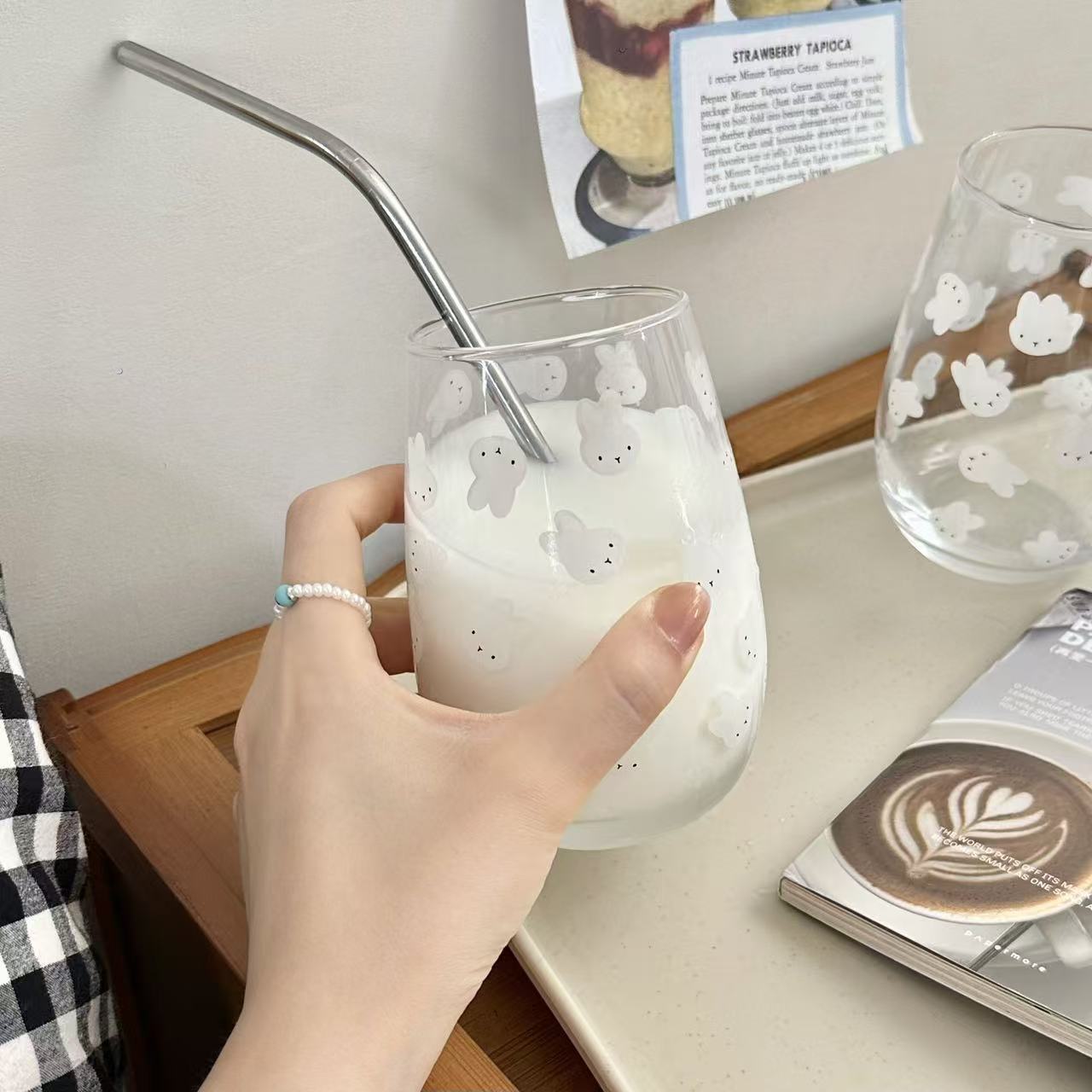 Carino Bicchiere in Vetro con  - Coffee Tea Gift recensione e prezzo