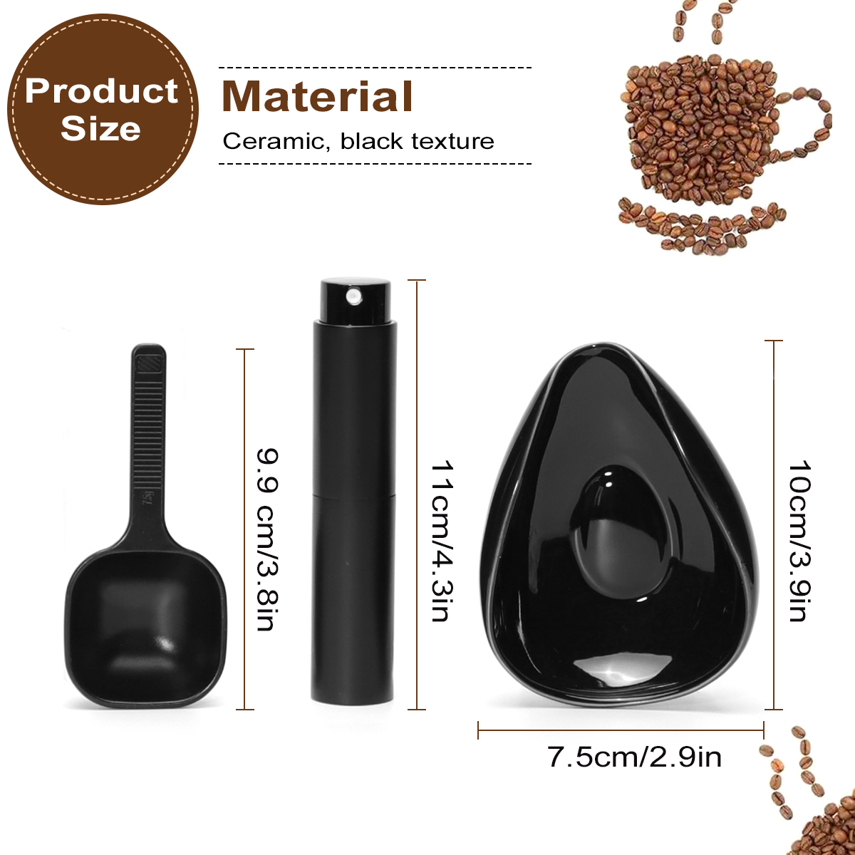 Set di tazze e cucchiai dosato - Coffee Tea Set recensione e prezzo