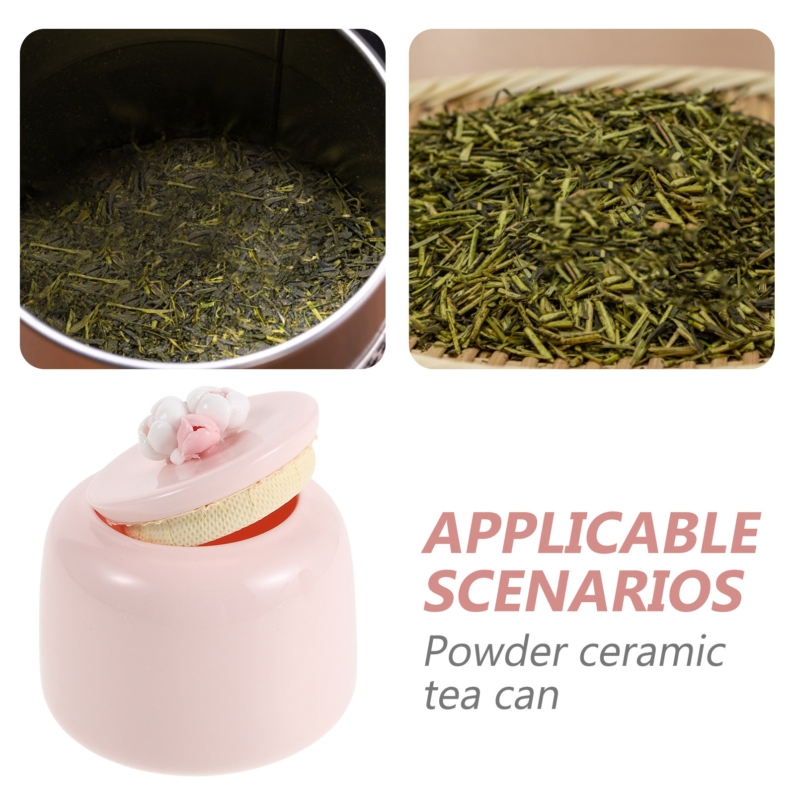 Barattolo in Ceramica Rosa per - Coffee Tea Leaf And Bean recensione e prezzo