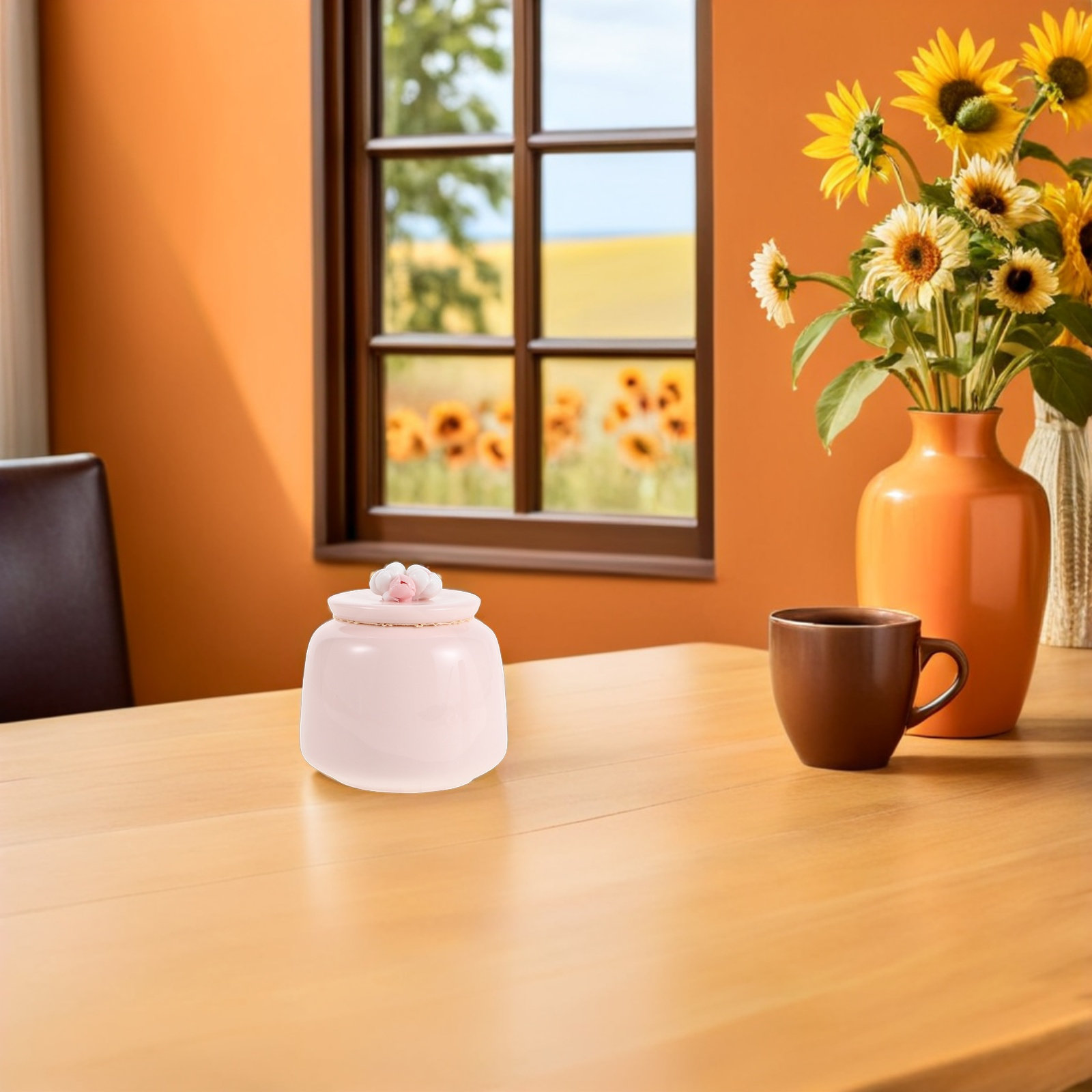 Barattolo in Ceramica Rosa per - Coffee Tea Leaf And Bean recensione e prezzo