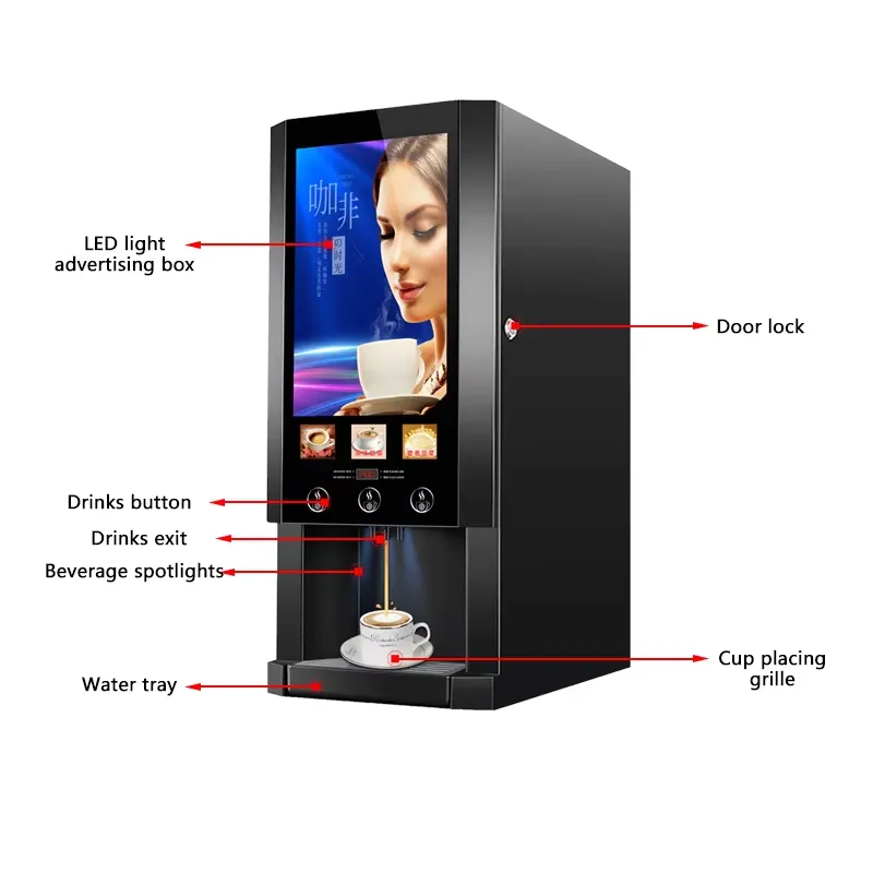 Distributore Automatico di Caf - Coffee Tea Vending Machine For Office recensione e prezzo