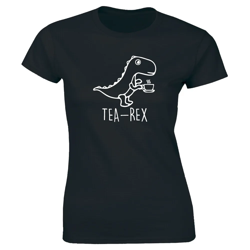 T-shirt da donna con dinosauro - Coffee Tea Knits recensione e prezzo