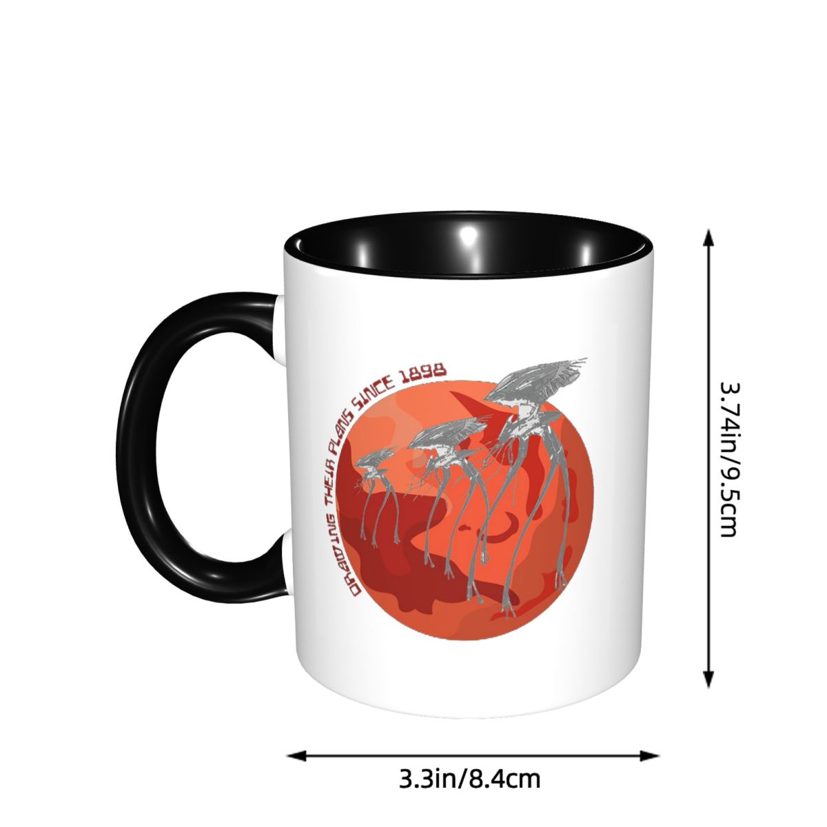 Tazza divertente in ceramica c - Coffee Tea Drawing recensione e prezzo