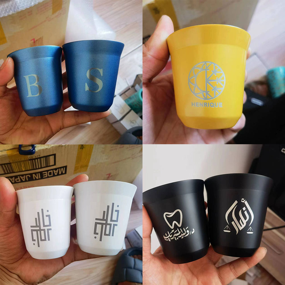 Tazze da Espresso in Acciaio I - Coffee Tea Name recensione e prezzo