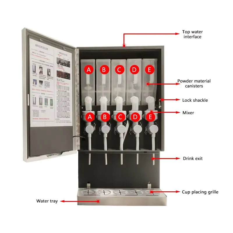 Distributore Automatico di Caf - Coffee Tea Vending Machine For Office recensione e prezzo