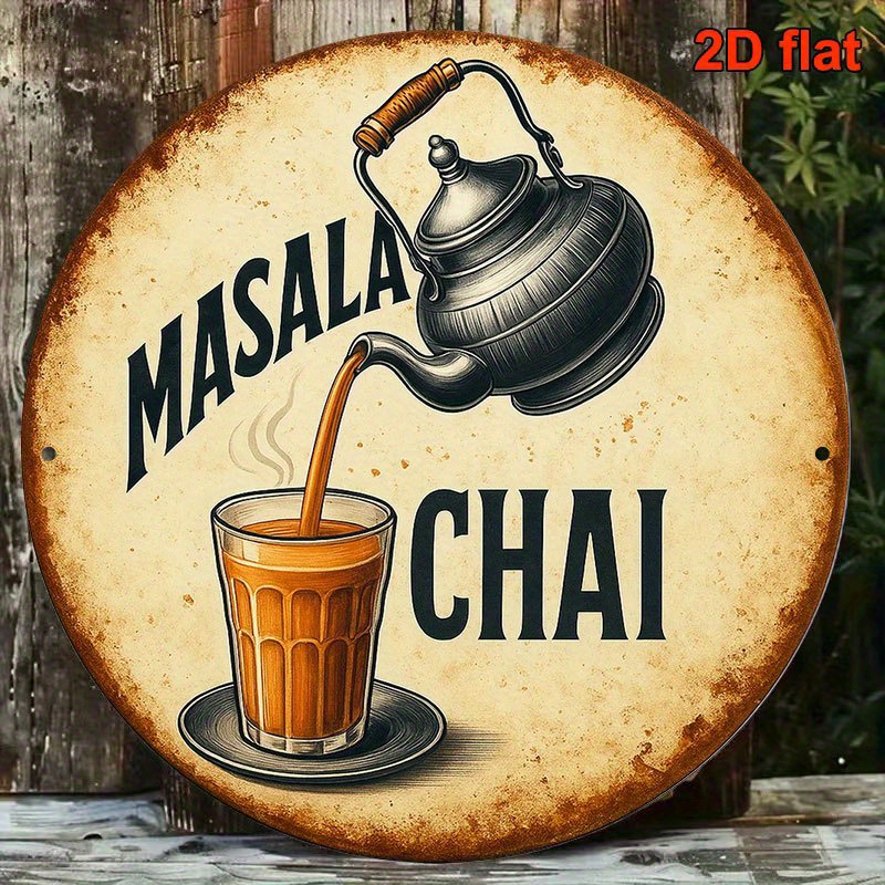 Targa in Metallo Masala Chai V - Coffee Tea Recipe recensione e prezzo