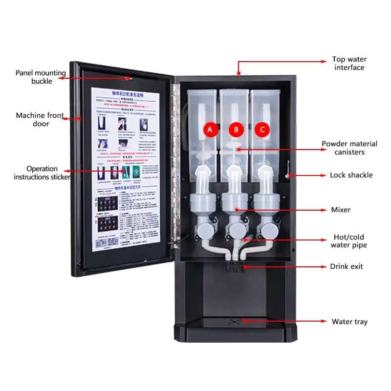 Distributore Automatico di Caf - Coffee Tea Vending Machine For Office recensione e prezzo