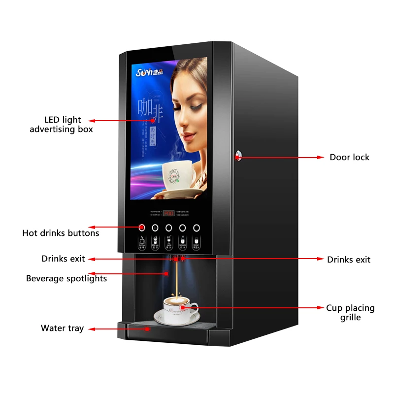 FirmHome StoreE-30SW Macchina  - Coffee Tea Vending Machine For Office recensione e prezzo