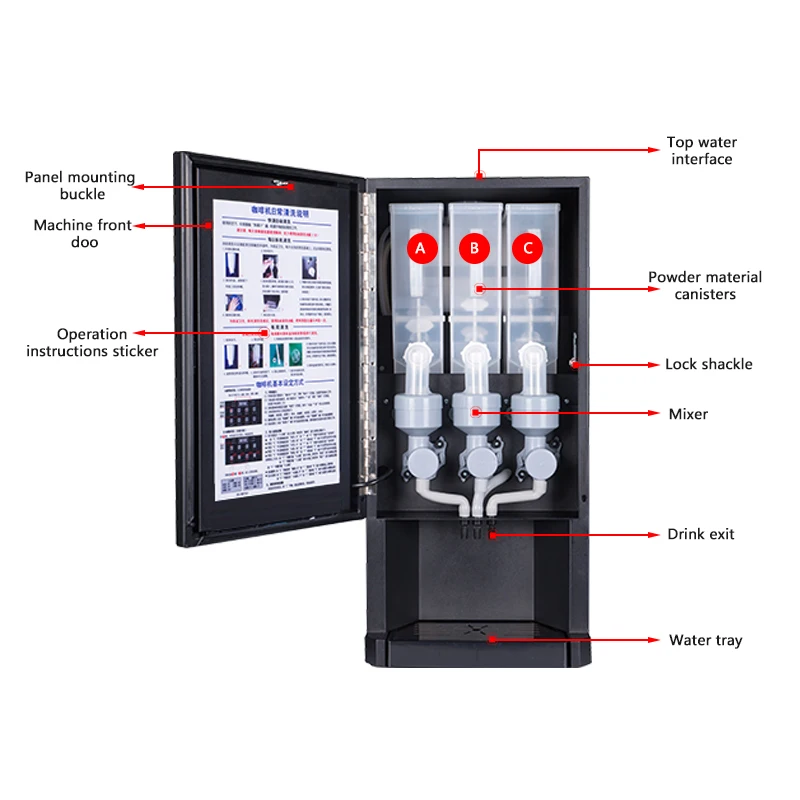 FirmHome StoreE-30SW Macchina  - Coffee Tea Vending Machine For Office recensione e prezzo