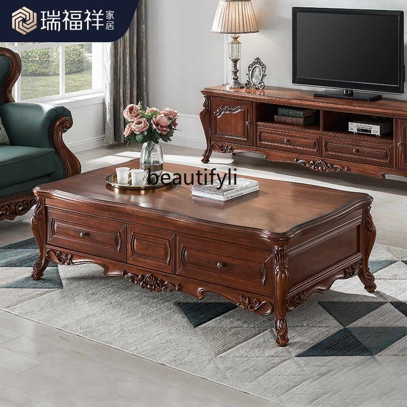 All solid wood coffee table Am - Coffee Tea Drawing recensione e prezzo