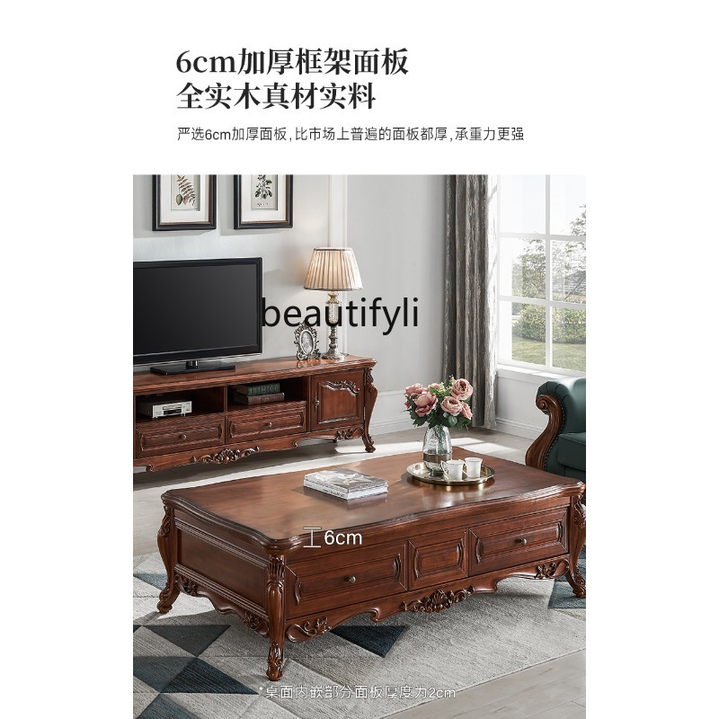 All solid wood coffee table Am - Coffee Tea Drawing recensione e prezzo