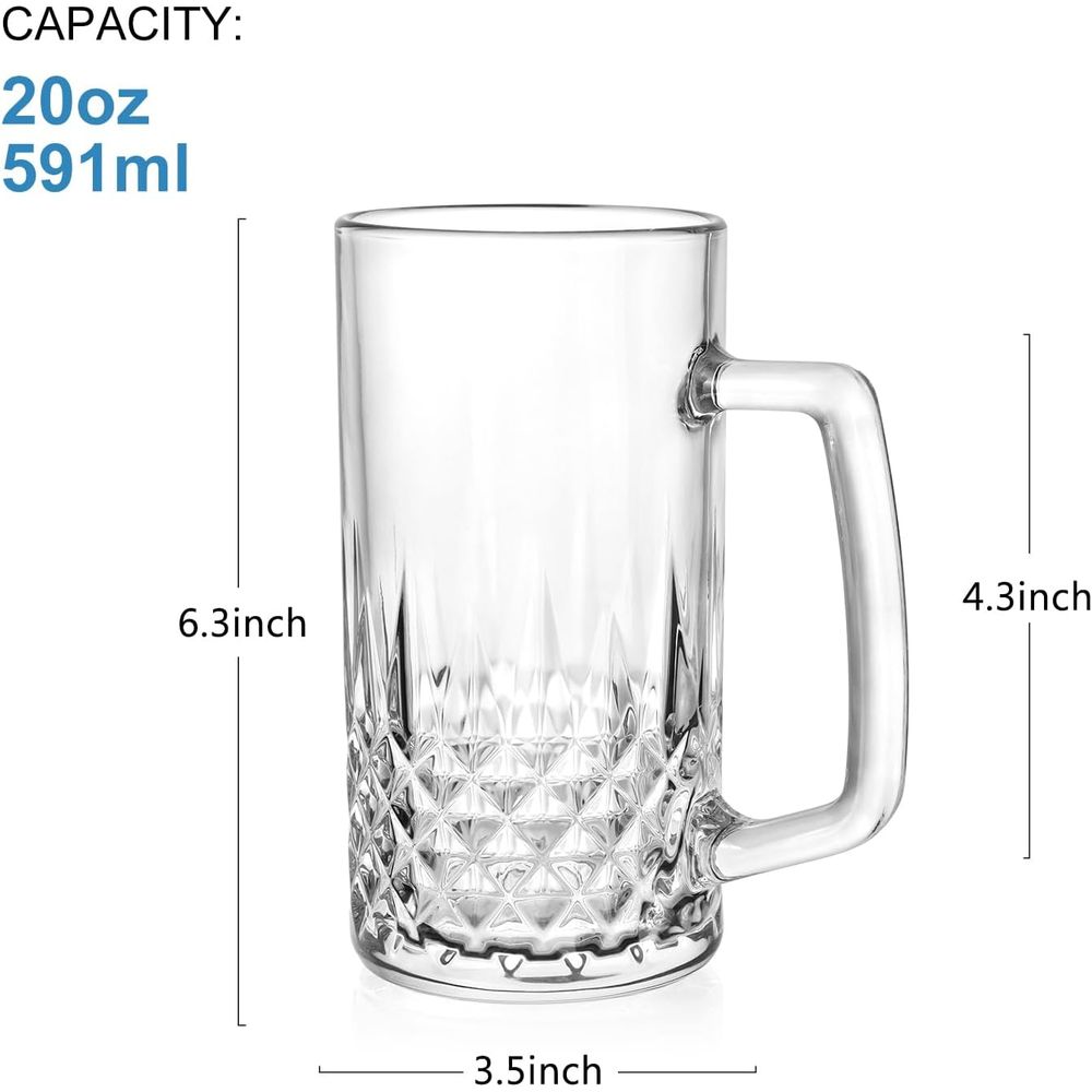 Set di 4 Tazze in Vetro Pesant - Coffee Tea Gift recensione e prezzo