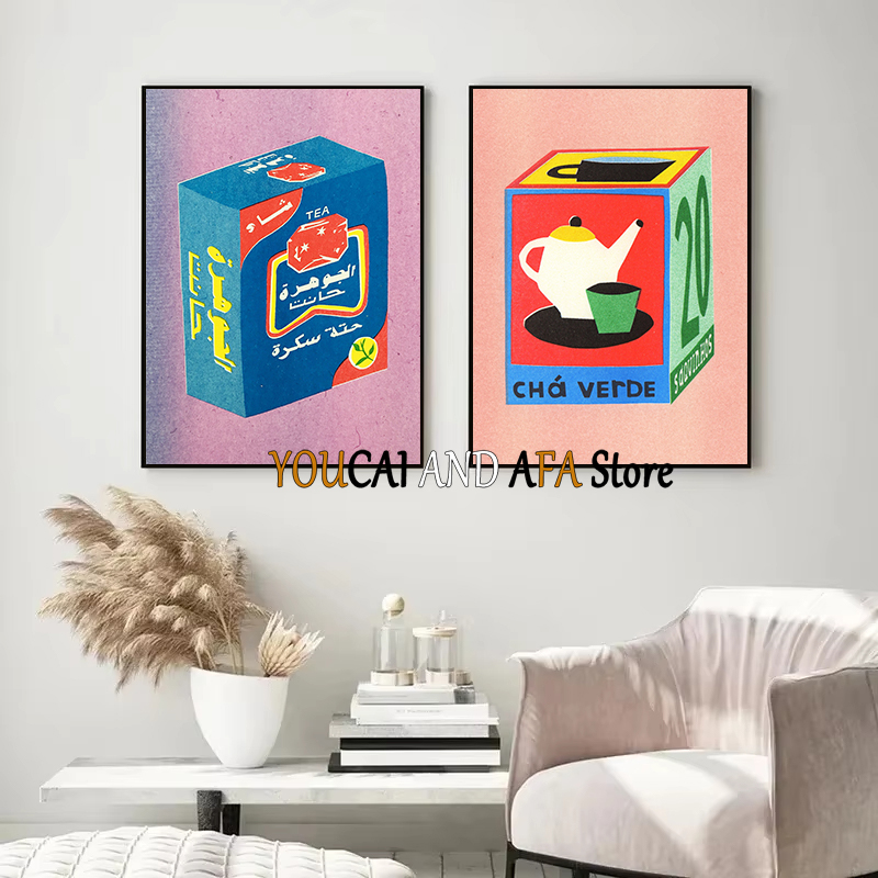 Poster su Tela con Disegni Ast - Coffee Tea Drawing recensione e prezzo