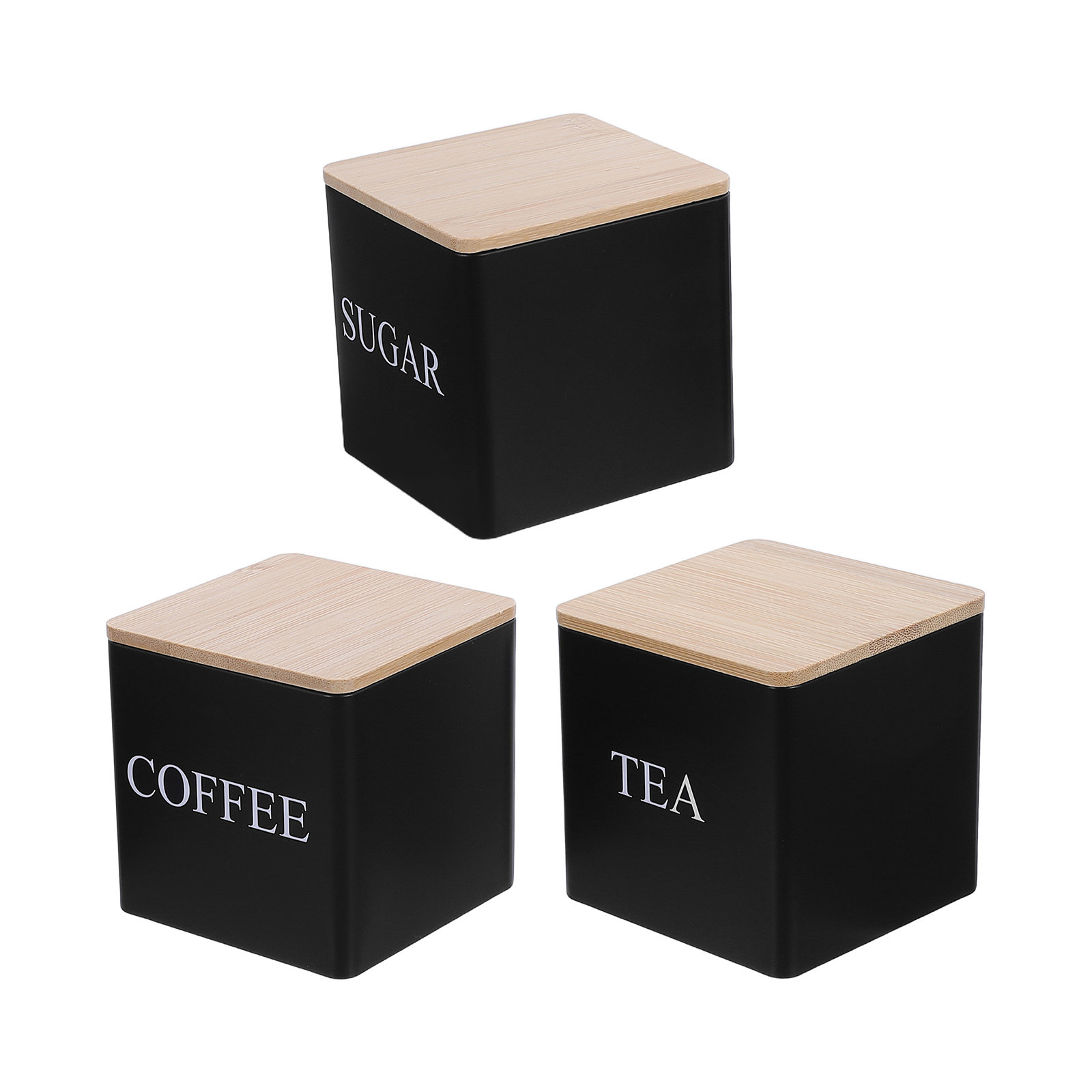 Set di 3 Contenitori in Metall - Coffee Tea Set recensione e prezzo
