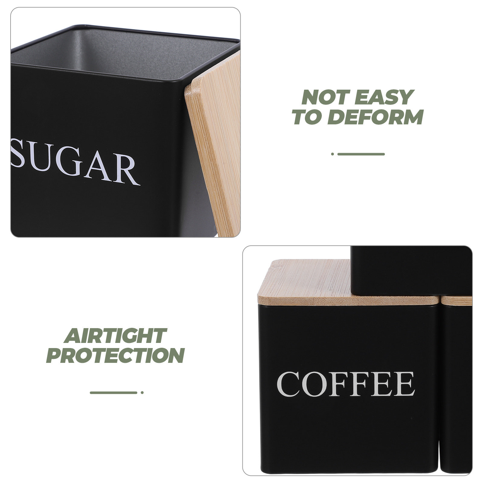 Set di 3 Contenitori in Metall - Coffee Tea Set recensione e prezzo