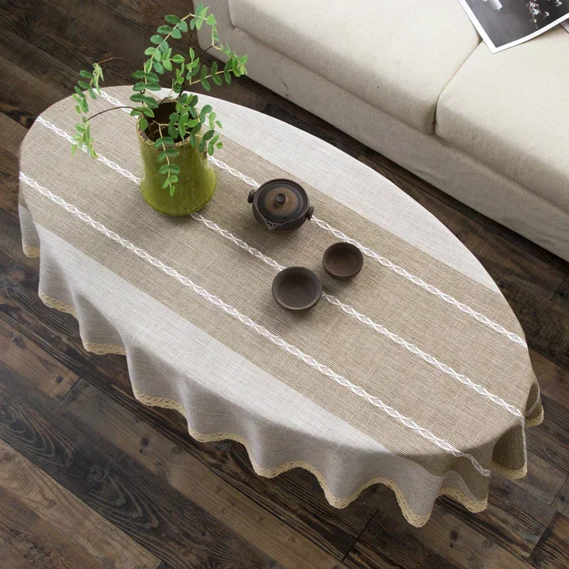 Tovaglia ovale in cotone e lin - Coffee Tea Knits recensione e prezzo